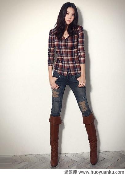 靴子和长裤的修身搭配-第6张图片-货源库