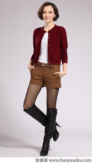 短款毛衣俏丽上身-第5张图片-货源库