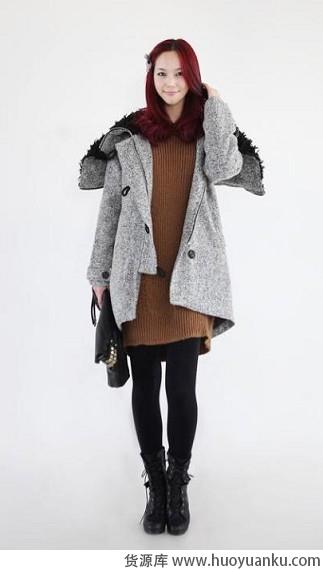 年轻无极限冬日短装穿搭-第6张图片-货源库