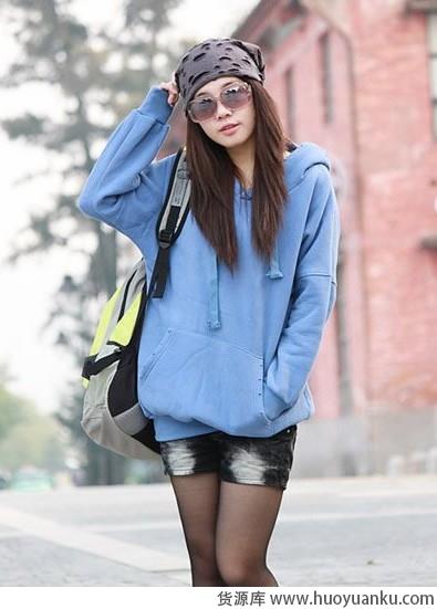 糖果色卫衣巧扮靓-第3张图片-货源库 糖果色卫衣巧扮靓-第3张图片-货源库