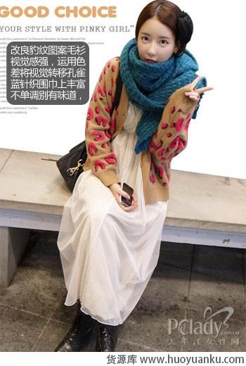 教你围巾的瘦脸搭配-第7张图片-货源库 教你围巾的瘦脸搭配-第7张图片-货源库