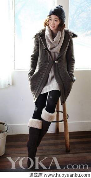 简单实用开衫毛衣-第9张图片-货源库