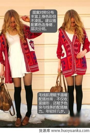厚毛衫和高筒袜的搭配-第3张图片-货源库 厚毛衫和高筒袜的搭配-第3张图片-货源库