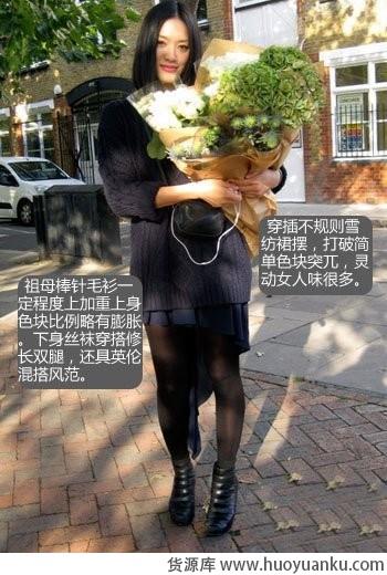 厚毛衫和高筒袜的搭配-第5张图片-货源库 厚毛衫和高筒袜的搭配-第5张图片-货源库