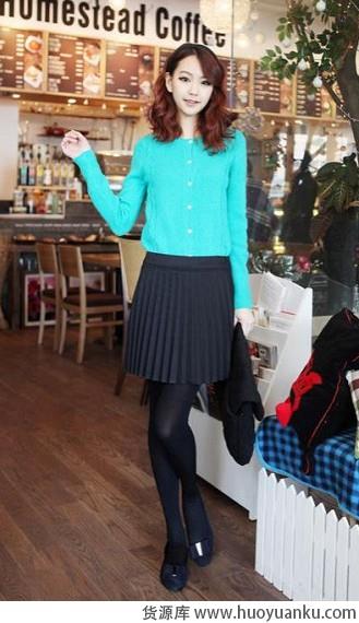 短装搭毛衣甜美惹人爱-第5张图片-货源库