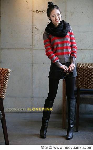 短装搭毛衣甜美惹人爱-第6张图片-货源库