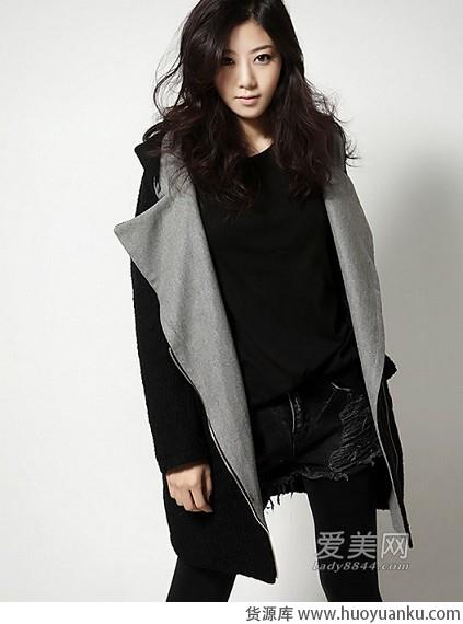 灰黑色装扮低调又迷人-第1张图片-货源库 灰黑色装扮低调又迷人-第1张图片-货源库