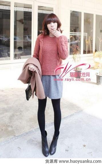 浓浓女人味复古麻花毛衣-第2张图片-货源库