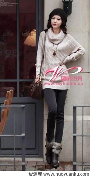 浓浓女人味复古麻花毛衣-第5张图片-货源库