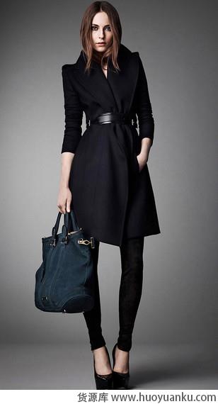 秋搭第二式:大衣+长款毛衣-第6张图片-货源库 秋搭第二式:大衣+长款毛衣-第6张图片-货源库