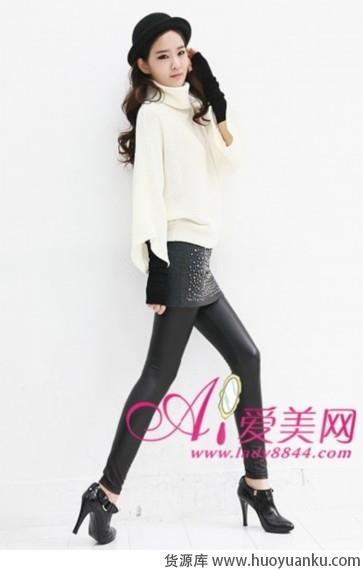 秋冬打底裤打造修长美腿-第8张图片-货源库 秋冬打底裤打造修长美腿-第8张图片-货源库