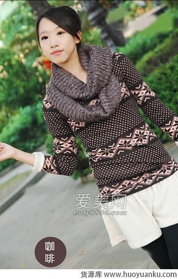 针织围脖的多风格搭配-第4张图片-货源库 针织围脖的多风格搭配-第4张图片-货源库
